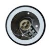 kelvo® MARETTI KLV-101-0055 Φωτιστικό Downlight Σποτ για Λάμπα MR16 με Ντουί GU10 AC 220-240V Αδιάβροχο IP65 – Μαύρο Ματ – Μ9 x Π9 x Υ9cm