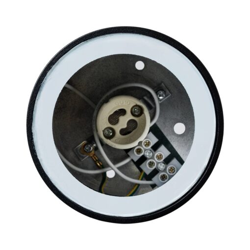 kelvo® MARETTI KLV-101-0055 Φωτιστικό Downlight Σποτ για Λάμπα MR16 με Ντουί GU10 AC 220-240V Αδιάβροχο IP65 – Μαύρο Ματ – Μ9 x Π9 x Υ9cm