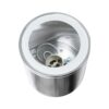 kelvo® MARETTI KLV-101-0057 Φωτιστικό Downlight Σποτ για Λάμπα MR16 με Ντουί GU10 AC 220-240V Αδιάβροχο IP65 – Νίκελ Χρώμιο – Μ9 x Π9 x Υ9cm