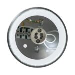 kelvo® MARETTI KLV-101-0057 Φωτιστικό Downlight Σποτ για Λάμπα MR16 με Ντουί GU10 AC 220-240V Αδιάβροχο IP65 – Νίκελ Χρώμιο – Μ9 x Π9 x Υ9cm