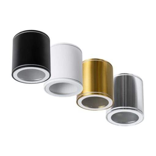 kelvo® MARETTI KLV-101-0057 Φωτιστικό Downlight Σποτ για Λάμπα MR16 με Ντουί GU10 AC 220-240V Αδιάβροχο IP65 – Νίκελ Χρώμιο – Μ9 x Π9 x Υ9cm