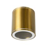 kelvo® MARETTI KLV-101-0058 Φωτιστικό Downlight Σποτ για Λάμπα MR16 με Ντουί GU10 AC 220-240V Αδιάβροχο IP65 – Χρυσό Πλατίνα – Μ9 x Π9 x Υ9cm