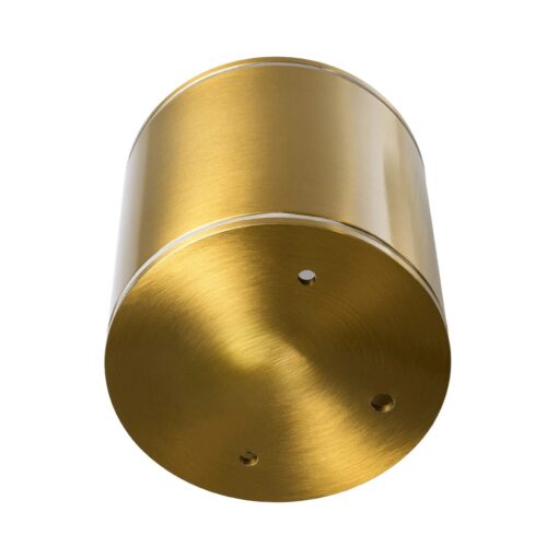 kelvo® MARETTI KLV-101-0058 Φωτιστικό Downlight Σποτ για Λάμπα MR16 με Ντουί GU10 AC 220-240V Αδιάβροχο IP65 – Χρυσό Πλατίνα – Μ9 x Π9 x Υ9cm