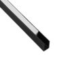 kelvo® NEONPRO KLV-101-0066 Βάση Στήριξης για Neon Flex LED Αδιάβροχο IP65 – Μαύρο Ματ – Μ300 x Π0.8 x Υ1.3cm – Πακέτο 5 Τεμαχίων