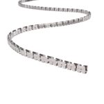 kelvo® NEONPRO KLV-101-0069 Εύκαμπτη Βάση Στήριξης για Neon Flex LED Αδιάβροχο IP65 – Νίκελ Χρώμιο – Μ1000 x Π0.7 x Υ1.2cm – Ρολό 10 Μέτρων