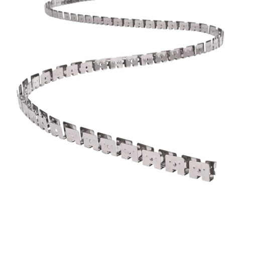 kelvo® NEONPRO KLV-101-0069 Εύκαμπτη Βάση Στήριξης για Neon Flex LED Αδιάβροχο IP65 – Νίκελ Χρώμιο – Μ1000 x Π0.7 x Υ1.2cm – Ρολό 10 Μέτρων