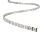kelvo® NEONPRO KLV-101-0069 Εύκαμπτη Βάση Στήριξης για Neon Flex LED Αδιάβροχο IP65 – Νίκελ Χρώμιο – Μ1000 x Π0.7 x Υ1.2cm – Ρολό 10 Μέτρων