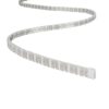 kelvo® NEONPRO KLV-101-0069 Εύκαμπτη Βάση Στήριξης για Neon Flex LED Αδιάβροχο IP65 – Νίκελ Χρώμιο – Μ1000 x Π0.7 x Υ1.2cm – Ρολό 10 Μέτρων