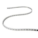 kelvo® NEONPRO KLV-101-0069 Εύκαμπτη Βάση Στήριξης για Neon Flex LED Αδιάβροχο IP65 – Νίκελ Χρώμιο – Μ1000 x Π0.7 x Υ1.2cm – Ρολό 10 Μέτρων