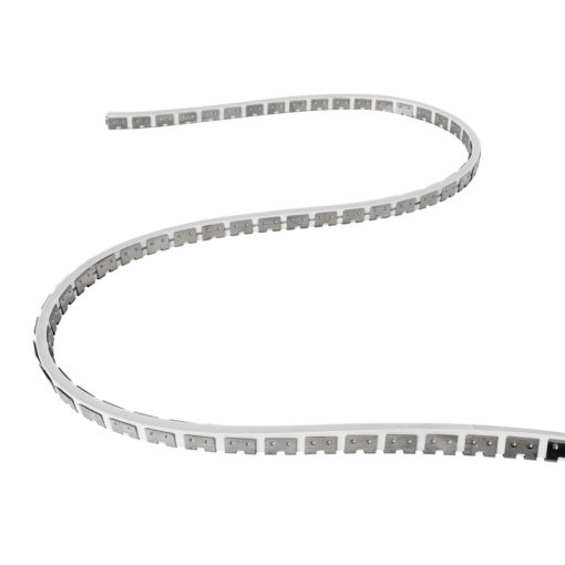 kelvo® NEONPRO KLV-101-0069 Εύκαμπτη Βάση Στήριξης για Neon Flex LED Αδιάβροχο IP65 – Νίκελ Χρώμιο – Μ1000 x Π0.7 x Υ1.2cm – Ρολό 10 Μέτρων