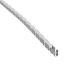 kelvo® NEONPRO KLV-101-0069 Εύκαμπτη Βάση Στήριξης για Neon Flex LED Αδιάβροχο IP65 – Νίκελ Χρώμιο – Μ1000 x Π0.7 x Υ1.2cm – Ρολό 10 Μέτρων