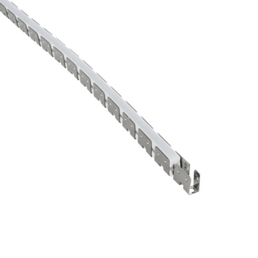 kelvo® NEONPRO KLV-101-0069 Εύκαμπτη Βάση Στήριξης για Neon Flex LED Αδιάβροχο IP65 – Νίκελ Χρώμιο – Μ1000 x Π0.7 x Υ1.2cm – Ρολό 10 Μέτρων