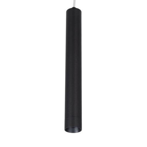 kelvo® CANAL KLV-101-0070 Κρεμαστό Φωτιστικό Οροφής LED 7W 700lm 36° AC 220-240V IP20 Θερμό Λευκό 2700K – Bridgelux COB Chip & TÜV SÜD Driver – Μαύρο Ματ – Μ4 x Π4 x Υ30cm – 5 Χρόνια Εγγύηση