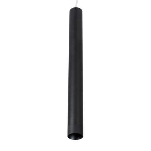 kelvo® CANAL KLV-101-0071 Κρεμαστό Φωτιστικό Οροφής LED 7W 700lm 36° AC 220-240V IP20 Θερμό Λευκό 2700K – Bridgelux COB Chip & TÜV SÜD Driver – Μαύρο Ματ – Μ4 x Π4 x Υ40cm – 5 Χρόνια Εγγύηση