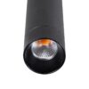kelvo® CANAL KLV-101-0071 Κρεμαστό Φωτιστικό Οροφής LED 7W 700lm 36° AC 220-240V IP20 Θερμό Λευκό 2700K – Bridgelux COB Chip & TÜV SÜD Driver – Μαύρο Ματ – Μ4 x Π4 x Υ40cm – 5 Χρόνια Εγγύηση