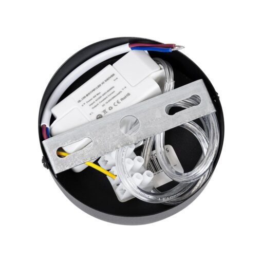 kelvo® CANAL KLV-101-0071 Κρεμαστό Φωτιστικό Οροφής LED 7W 700lm 36° AC 220-240V IP20 Θερμό Λευκό 2700K – Bridgelux COB Chip & TÜV SÜD Driver – Μαύρο Ματ – Μ4 x Π4 x Υ40cm – 5 Χρόνια Εγγύηση