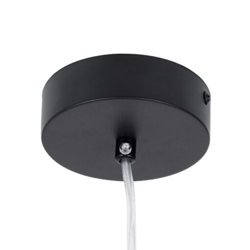 kelvo® CANAL KLV-101-0072 Κρεμαστό Φωτιστικό Οροφής LED 7W 700lm 36° AC 220-240V IP20 Θερμό Λευκό 2700K – Bridgelux COB Chip & TÜV SÜD Driver – Μαύρο Ματ – Μ4 x Π4 x Υ60cm – 5 Χρόνια Εγγύηση