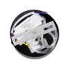 kelvo® CANAL KLV-101-0073 Κρεμαστό Φωτιστικό Οροφής LED 7W 700lm 36° AC 220-240V IP20 Θερμό Λευκό 2700K – Bridgelux COB Chip & TÜV SÜD Driver – Μαύρο Ματ – Μ4 x Π4 x Υ80cm – 5 Χρόνια Εγγύηση