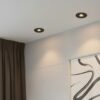 kelvo® PINADO KLV-101-0128 Χωνευτό Φωτιστικό Downlight Σποτ LED 7W 875lm 15° AC 220-240V IP20 Φυσικό Λευκό 4500K – Bridgelux COB Chip & TÜV SÜD Driver – Μαύρο Ματ – Μ8.3 x Π8.3 x Υ8.2cm / Q7.3cm – 5 Χρόνια Εγγύηση