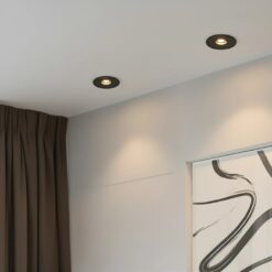 kelvo® PINADO KLV-101-0128 Χωνευτό Φωτιστικό Downlight Σποτ LED 7W 875lm 15° AC 220-240V IP20 Φυσικό Λευκό 4500K – Bridgelux COB Chip & TÜV SÜD Driver – Μαύρο Ματ – Μ8.3 x Π8.3 x Υ8.2cm / Q7.3cm – 5 Χρόνια Εγγύηση