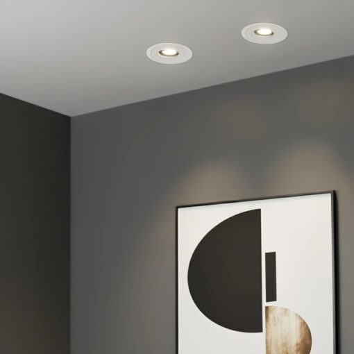 kelvo® ASYMMETRICAL KLV-101-0133 Χωνευτό Φωτιστικό Downlight Σποτ LED 7W 875lm 15°x30° AC 220-240V IP20 Φυσικό Λευκό 4500K – Bridgelux COB Chip & TÜV SÜD Driver – Λευκό Ματ – Μ8.3 x Π8.3 x Υ8.2cm / Q7.3cm – 5 Χρόνια Εγγύηση