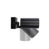 kelvo® SPOTA KLV-101-0134-V2 Κινούμενο Φωτιστικό Σποτ Τοίχου για Λάμπα MR16 με Ντουί GU10 AC 220-240V IP20 – Μαύρο Ματ – Μ7 x Π6 x Υ14cm