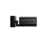 kelvo® SPOTA KLV-101-0134-V2 Κινούμενο Φωτιστικό Σποτ Τοίχου για Λάμπα MR16 με Ντουί GU10 AC 220-240V IP20 – Μαύρο Ματ – Μ7 x Π6 x Υ14cm