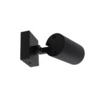 kelvo® SPOTA KLV-101-0134-V2 Κινούμενο Φωτιστικό Σποτ Τοίχου για Λάμπα MR16 με Ντουί GU10 AC 220-240V IP20 – Μαύρο Ματ – Μ7 x Π6 x Υ14cm