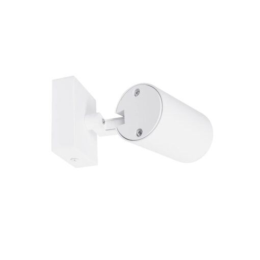 kelvo® SPOTA KLV-101-0135-V2 Κινούμενο Φωτιστικό Σποτ Τοίχου για Λάμπα MR16 με Ντουί GU10 AC 220-240V IP20 – Λευκό Ματ – Μ7 x Π6 x Υ14cm