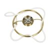 kelvo® GLOW KLV-101-0149 Φωτιστικό Οροφής LED 34W 3400lm 360° AC 220-240V IP20 Ρυθμιζόμενο Λευκό CCT με Χειριστήριο από 2700K έως 6000K Dimmable – Lumileds SMD Chip – Χρυσό Πλατίνα – Μ60 x Π60 x Υ30cm – 3 Χρόνια Εγγύηση