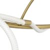kelvo® GLOW KLV-101-0151 Φωτιστικό Οροφής LED 89W 8900lm 360° AC 220-240V IP20 Ρυθμιζόμενο Λευκό CCT με Χειριστήριο από 2700K έως 6000K Dimmable – Lumileds SMD Chip – Χρυσό Πλατίνα – Μ150 x Π150 x Υ30cm – 3 Χρόνια Εγγύηση