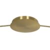 kelvo® GLOW KLV-101-0151 Φωτιστικό Οροφής LED 89W 8900lm 360° AC 220-240V IP20 Ρυθμιζόμενο Λευκό CCT με Χειριστήριο από 2700K έως 6000K Dimmable – Lumileds SMD Chip – Χρυσό Πλατίνα – Μ150 x Π150 x Υ30cm – 3 Χρόνια Εγγύηση