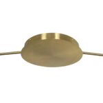 kelvo® GLOW KLV-101-0151 Φωτιστικό Οροφής LED 89W 8900lm 360° AC 220-240V IP20 Ρυθμιζόμενο Λευκό CCT με Χειριστήριο από 2700K έως 6000K Dimmable – Lumileds SMD Chip – Χρυσό Πλατίνα – Μ150 x Π150 x Υ30cm – 3 Χρόνια Εγγύηση