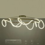 kelvo® GLOW KLV-101-0151 Φωτιστικό Οροφής LED 89W 8900lm 360° AC 220-240V IP20 Ρυθμιζόμενο Λευκό CCT με Χειριστήριο από 2700K έως 6000K Dimmable – Lumileds SMD Chip – Χρυσό Πλατίνα – Μ150 x Π150 x Υ30cm – 3 Χρόνια Εγγύηση