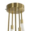 kelvo® GLOW KLV-101-0152 Φωτιστικό Οροφής LED 40W 4000lm 360° AC 220-240V IP20 Ρυθμιζόμενο Λευκό CCT με Χειριστήριο από 2700K έως 6000K Dimmable – Lumileds SMD Chip – Χρυσό Πλατίνα – Μ50 x Π50 x Υ70cm – 3 Χρόνια Εγγύηση