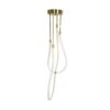 kelvo® GLOW KLV-101-0153 Φωτιστικό Οροφής LED 42W 4200lm 360° AC 220-240V IP20 Ρυθμιζόμενο Λευκό CCT με Χειριστήριο από 2700K έως 6000K Dimmable – Lumileds SMD Chip – Χρυσό Πλατίνα – Μ50 x Π50 x Υ70cm – 3 Χρόνια Εγγύηση