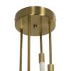 kelvo® GLOW KLV-101-0153 Φωτιστικό Οροφής LED 42W 4200lm 360° AC 220-240V IP20 Ρυθμιζόμενο Λευκό CCT με Χειριστήριο από 2700K έως 6000K Dimmable – Lumileds SMD Chip – Χρυσό Πλατίνα – Μ50 x Π50 x Υ70cm – 3 Χρόνια Εγγύηση