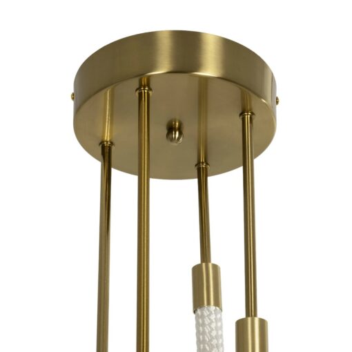 kelvo® GLOW KLV-101-0153 Φωτιστικό Οροφής LED 42W 4200lm 360° AC 220-240V IP20 Ρυθμιζόμενο Λευκό CCT με Χειριστήριο από 2700K έως 6000K Dimmable – Lumileds SMD Chip – Χρυσό Πλατίνα – Μ50 x Π50 x Υ70cm – 3 Χρόνια Εγγύηση