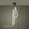 kelvo® GLOW KLV-101-0153 Φωτιστικό Οροφής LED 42W 4200lm 360° AC 220-240V IP20 Ρυθμιζόμενο Λευκό CCT με Χειριστήριο από 2700K έως 6000K Dimmable – Lumileds SMD Chip – Χρυσό Πλατίνα – Μ50 x Π50 x Υ70cm – 3 Χρόνια Εγγύηση