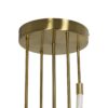 kelvo® GLOW KLV-101-0154 Φωτιστικό Οροφής LED 85W 8500lm 360° AC 220-240V IP20 Ρυθμιζόμενο Λευκό CCT με Χειριστήριο από 2700K έως 6000K Dimmable – Lumileds SMD Chip – Χρυσό Πλατίνα – Μ100 x Π100 x Υ140cm – 3 Χρόνια Εγγύηση