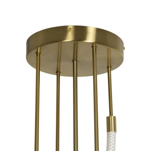 kelvo® GLOW KLV-101-0154 Φωτιστικό Οροφής LED 85W 8500lm 360° AC 220-240V IP20 Ρυθμιζόμενο Λευκό CCT με Χειριστήριο από 2700K έως 6000K Dimmable – Lumileds SMD Chip – Χρυσό Πλατίνα – Μ100 x Π100 x Υ140cm – 3 Χρόνια Εγγύηση