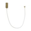 kelvo® GLOW KLV-101-0155 Κρεμαστό Φωτιστικό Οροφής LED 27W 2700lm 360° AC 220-240V IP20 Ρυθμιζόμενο Λευκό CCT με Χειριστήριο από 2700K έως 6000K Dimmable – Lumileds SMD Chip – Χρυσό Πλατίνα – Μ90 x Π9 x Υ95cm – 3 Χρόνια Εγγύηση