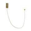 kelvo® GLOW KLV-101-0155 Κρεμαστό Φωτιστικό Οροφής LED 27W 2700lm 360° AC 220-240V IP20 Ρυθμιζόμενο Λευκό CCT με Χειριστήριο από 2700K έως 6000K Dimmable – Lumileds SMD Chip – Χρυσό Πλατίνα – Μ90 x Π9 x Υ95cm – 3 Χρόνια Εγγύηση