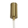 kelvo® GLOW KLV-101-0155-V2 Φωτιστικό Οροφής / Απλίκα LED 27W 2700lm 360° AC 220-240V IP20 Ρυθμιζόμενο Λευκό CCT με Χειριστήριο από 2700K έως 6000K Dimmable – Lumileds SMD Chip – Χρυσό Πλατίνα – Μ90 x Π9 x Υ95cm – 3 Χρόνια Εγγύηση