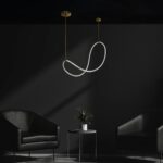 kelvo® GLOW KLV-101-0156 Κρεμαστό Φωτιστικό Οροφής LED 34W 3400lm 360° AC 220-240V IP20 Ρυθμιζόμενο Λευκό CCT με Χειριστήριο από 2700K έως 6000K Dimmable – Lumileds SMD Chip – Χρυσό Πλατίνα – Μ20 x Π35 x Υ120cm – 3 Χρόνια Εγγύηση