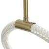 kelvo® GLOW KLV-101-0156 Κρεμαστό Φωτιστικό Οροφής LED 34W 3400lm 360° AC 220-240V IP20 Ρυθμιζόμενο Λευκό CCT με Χειριστήριο από 2700K έως 6000K Dimmable – Lumileds SMD Chip – Χρυσό Πλατίνα – Μ20 x Π35 x Υ120cm – 3 Χρόνια Εγγύηση