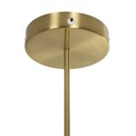 kelvo® GLOW KLV-101-0156 Κρεμαστό Φωτιστικό Οροφής LED 34W 3400lm 360° AC 220-240V IP20 Ρυθμιζόμενο Λευκό CCT με Χειριστήριο από 2700K έως 6000K Dimmable – Lumileds SMD Chip – Χρυσό Πλατίνα – Μ20 x Π35 x Υ120cm – 3 Χρόνια Εγγύηση