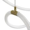 kelvo® GLOW KLV-101-0157 Κρεμαστό Φωτιστικό Οροφής LED 65W 6500lm 360° AC 220-240V IP20 Ρυθμιζόμενο Λευκό CCT με Χειριστήριο από 2700K έως 6000K Dimmable – Lumileds SMD Chip – Σατινέ Χρυσό Βούρτσας – Μ150 x Π70 x Υ90cm – 3 Χρόνια Εγγύηση