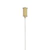 kelvo® GLOW KLV-101-0157 Κρεμαστό Φωτιστικό Οροφής LED 65W 6500lm 360° AC 220-240V IP20 Ρυθμιζόμενο Λευκό CCT με Χειριστήριο από 2700K έως 6000K Dimmable – Lumileds SMD Chip – Σατινέ Χρυσό Βούρτσας – Μ150 x Π70 x Υ90cm – 3 Χρόνια Εγγύηση