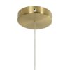 kelvo® GLOW KLV-101-0157 Κρεμαστό Φωτιστικό Οροφής LED 65W 6500lm 360° AC 220-240V IP20 Ρυθμιζόμενο Λευκό CCT με Χειριστήριο από 2700K έως 6000K Dimmable – Lumileds SMD Chip – Σατινέ Χρυσό Βούρτσας – Μ150 x Π70 x Υ90cm – 3 Χρόνια Εγγύηση